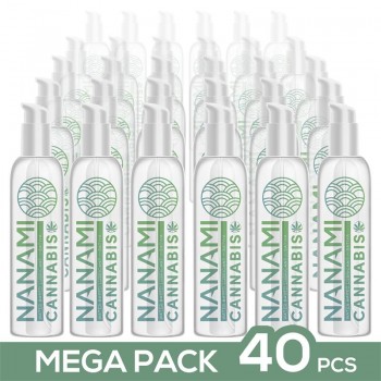 Pack de 40 Lubricante Base Agua Cannabis 150 ml
