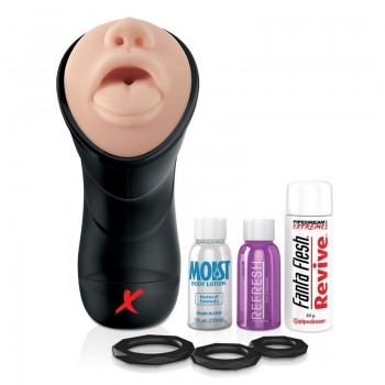 PDX Elite Masturbador Vibrador Deep Throat